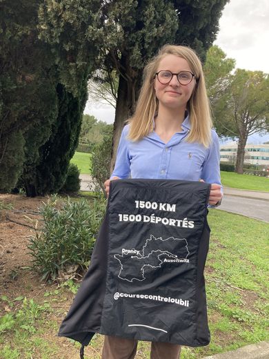 Justine Decourselle est prête pour son long périple sportif et mémoriel.