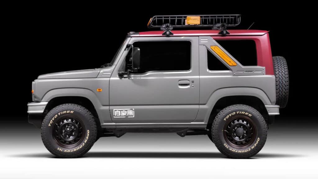 Le dernier Jimny n'a jamais eu de capote, alors putain de faux
